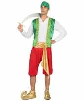 Carnaval feest arabische strijder soldaat amir verkleedcarnavalpak voor heren