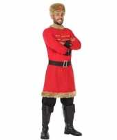 Carnaval feest russische kozak verkleedcarnavalpak voor heren