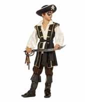 Pirates of the caribbean bruin carnavalpak voor jongens