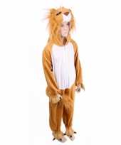Pluche leeuw carnavalpak voor kids